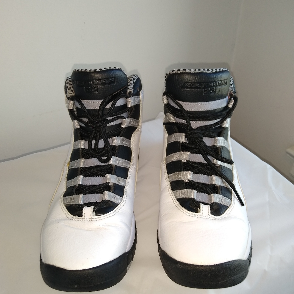 Nike Air Jordan 10 Retro Steel size 7 OG X 310805–103 White Gray Black